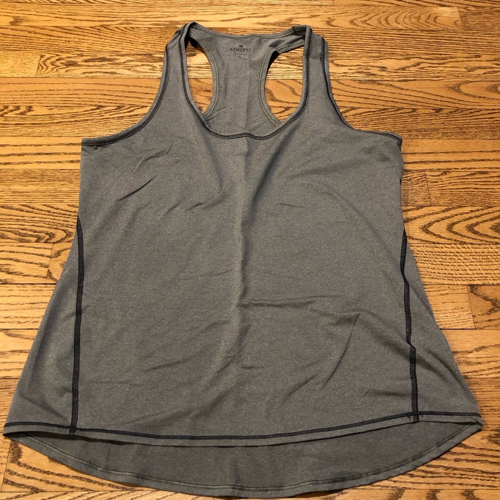 Athleta Chi Tank Racerback Grey